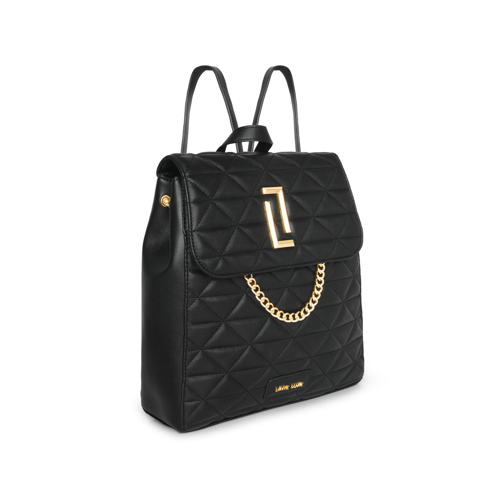 Lavie Luxe Black Medium Women's Casper Girl's Backpack