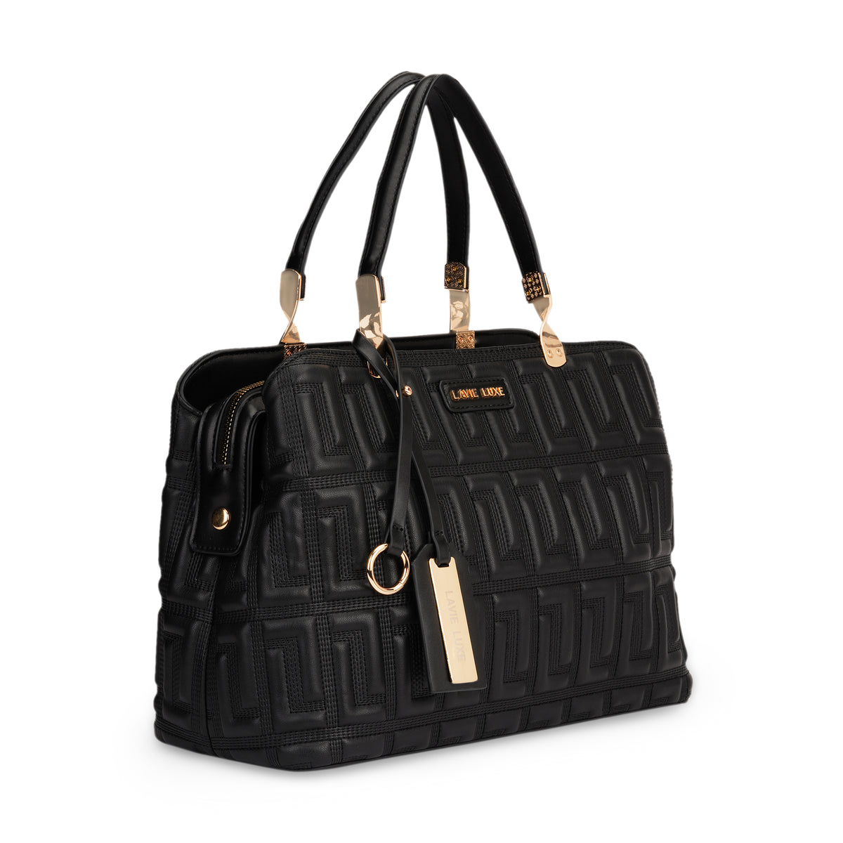 Lavie Luxe Black Large Women's Juli Satchel Bag