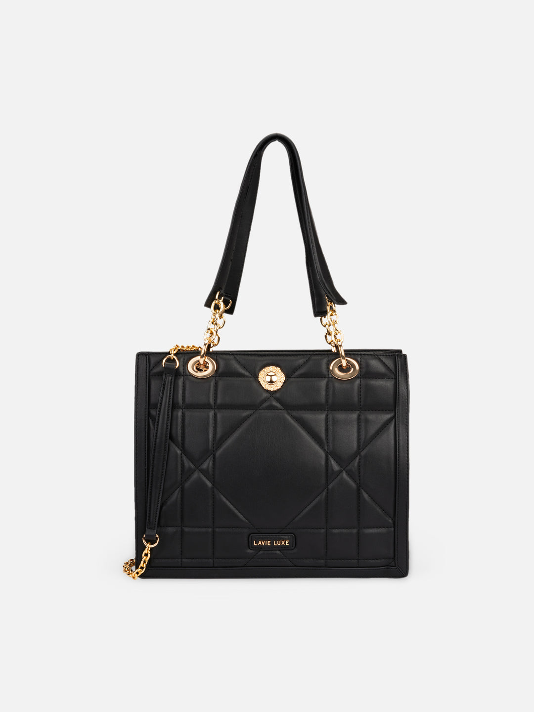 Diobox Large Black Handbag