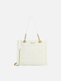 Diobox Large Off White Handbag