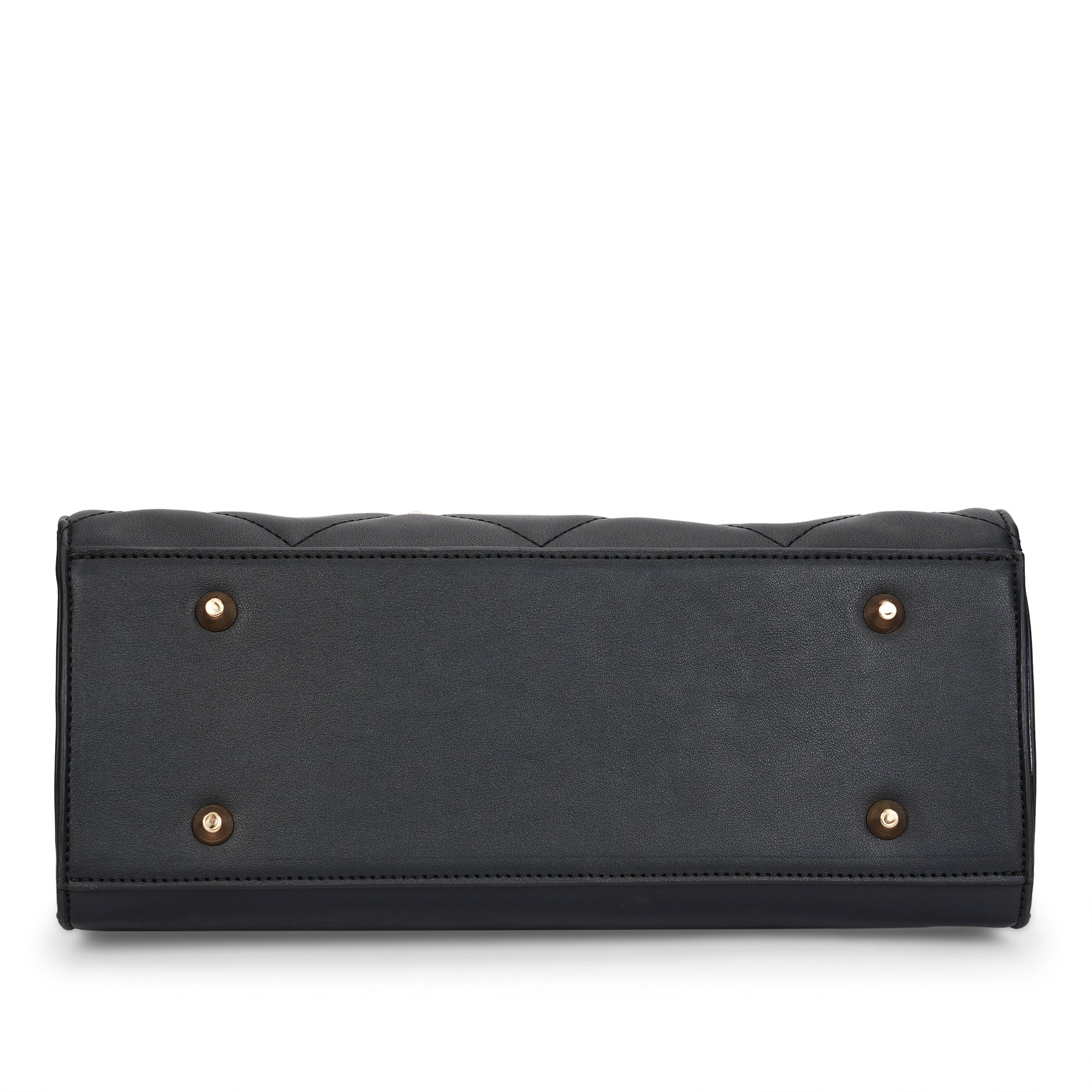 Lavie Luxe Black Medium Women's Stud Shelly Satchel Bag