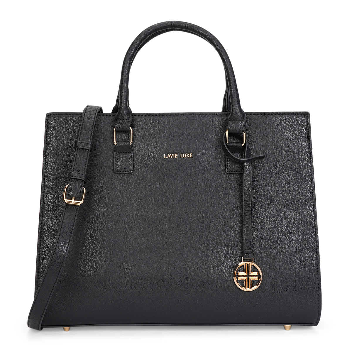 Lavie Luxe Black Large Women's Ella LG Laptop Handbag