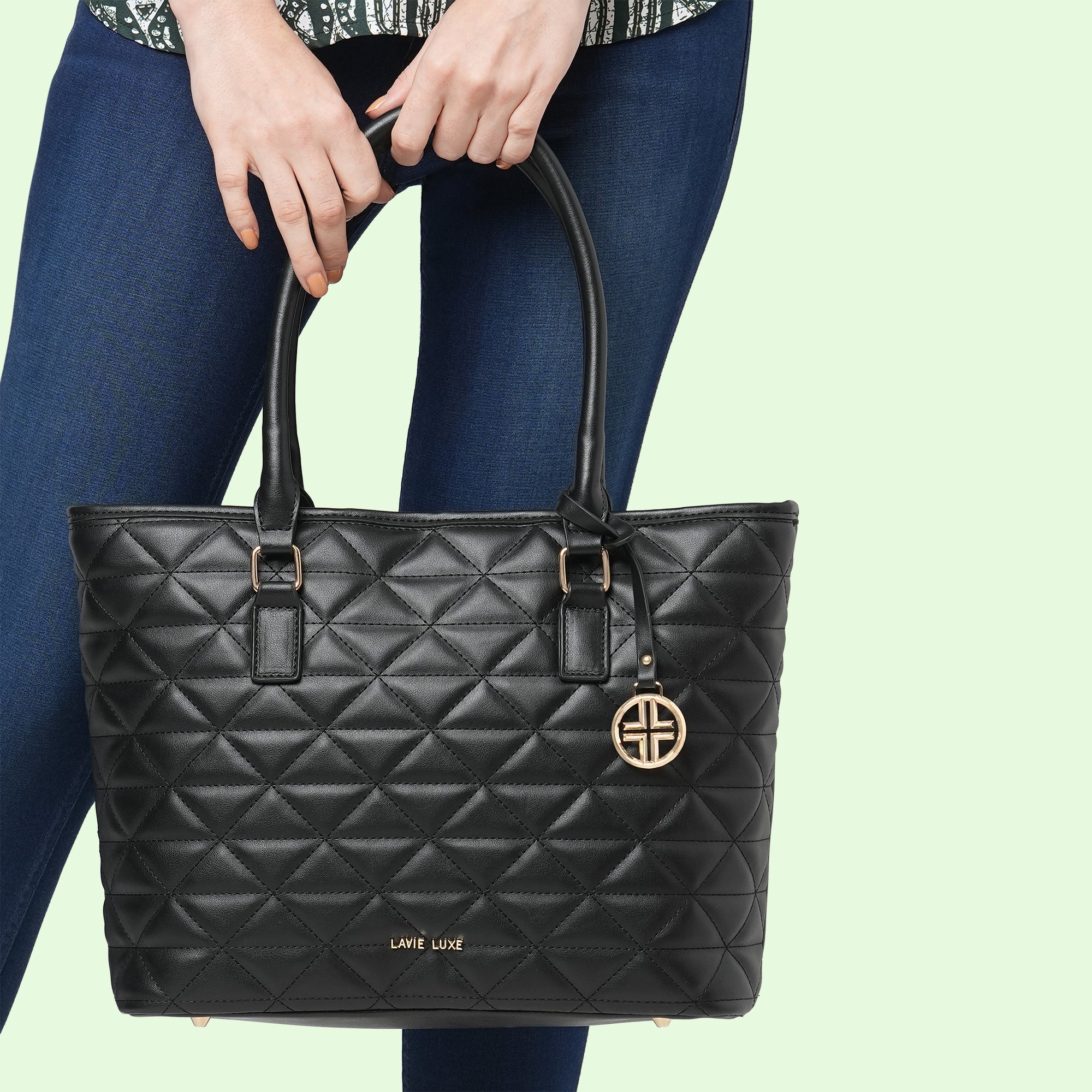 Large Dia Sherry Tote Bag