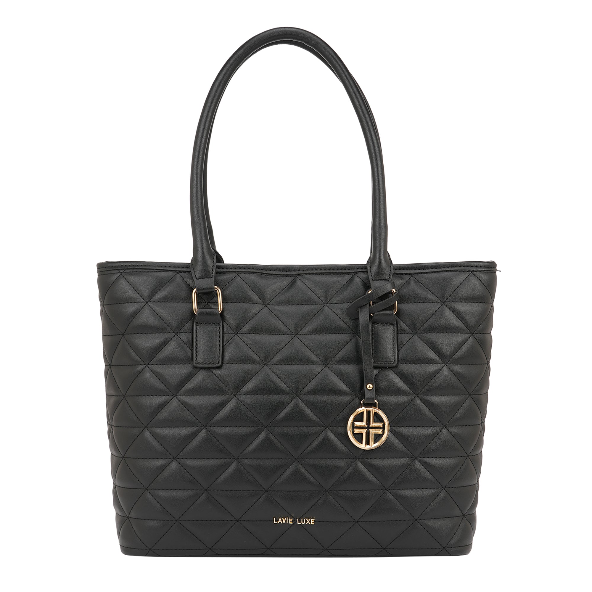 Lavie Luxe Black Large Women's Dia Sherry Tote Bag