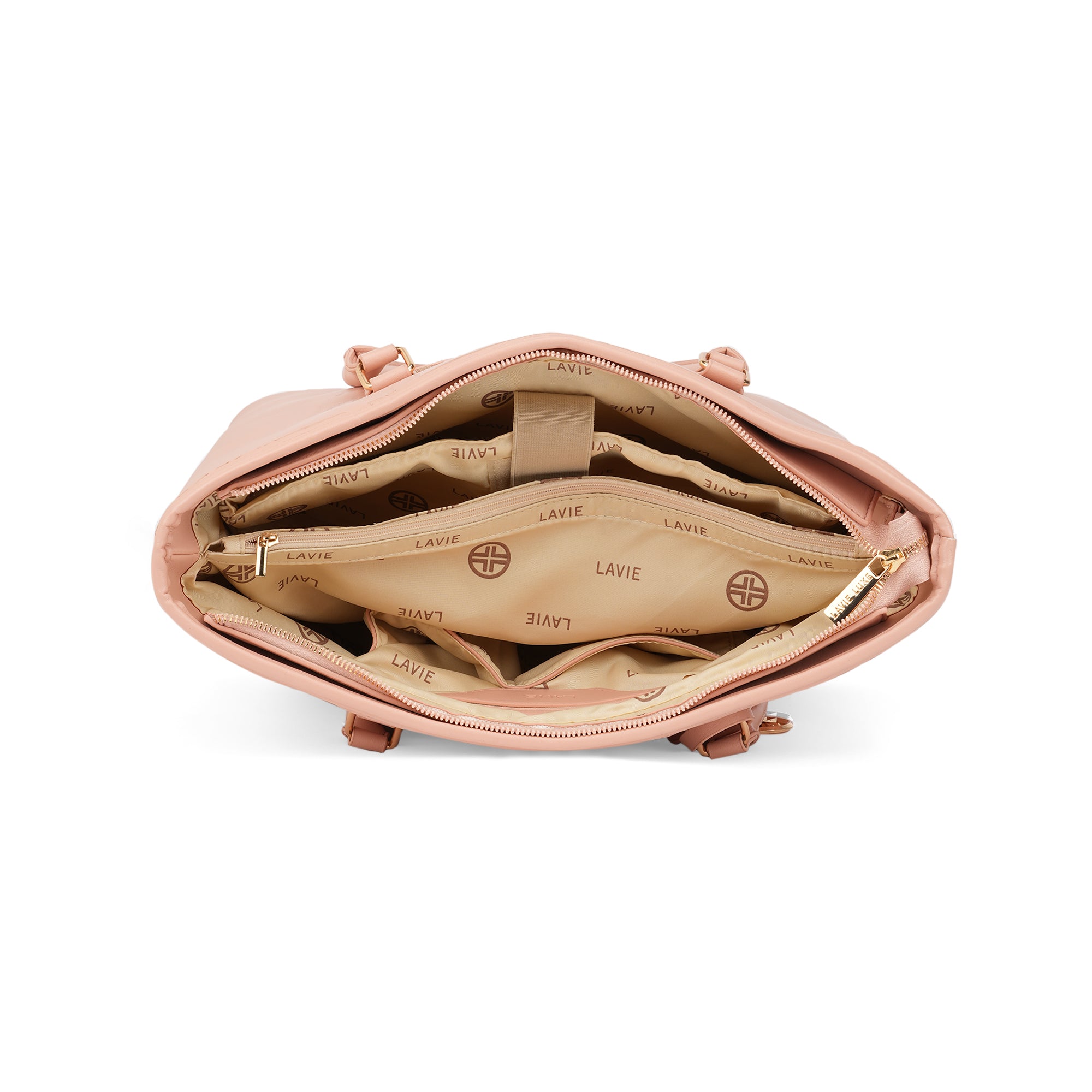 Lavie Luxe Light Pink Large Women's Dia Sherry Tote Bag