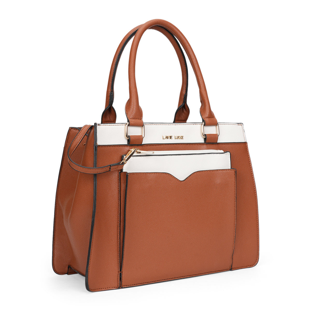 Lavie Luxe Tan Medium Women's Yalon23 Satchel Bag
