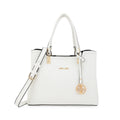 Azura 3 Compartments Medium Off White Handbag