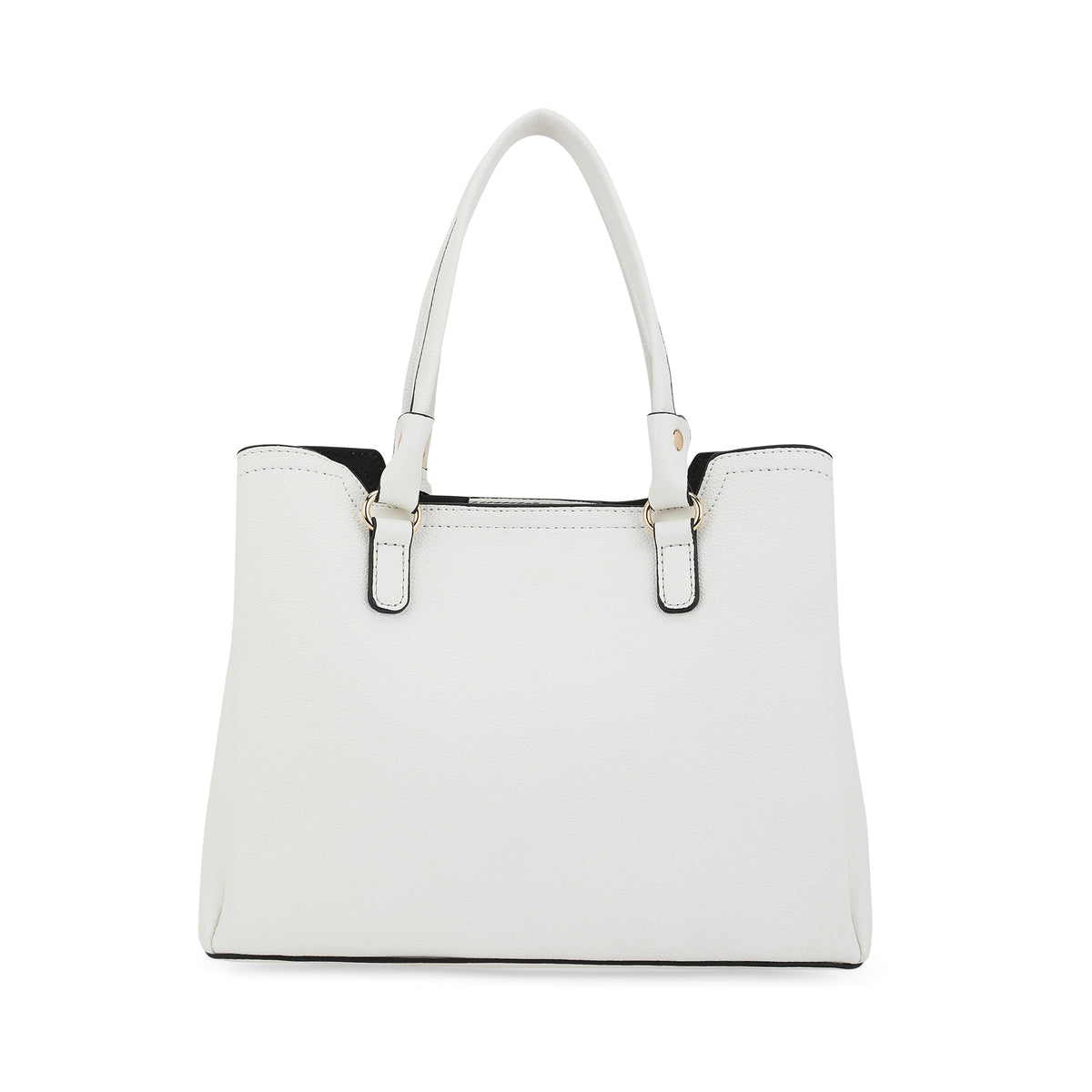 Lavie Luxe Off White Medium Women's Azura 23 3 Compartments Satchel Bag