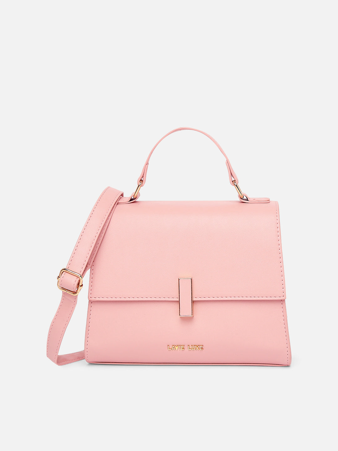 Ipsy Flap Small Light Pink Handbag