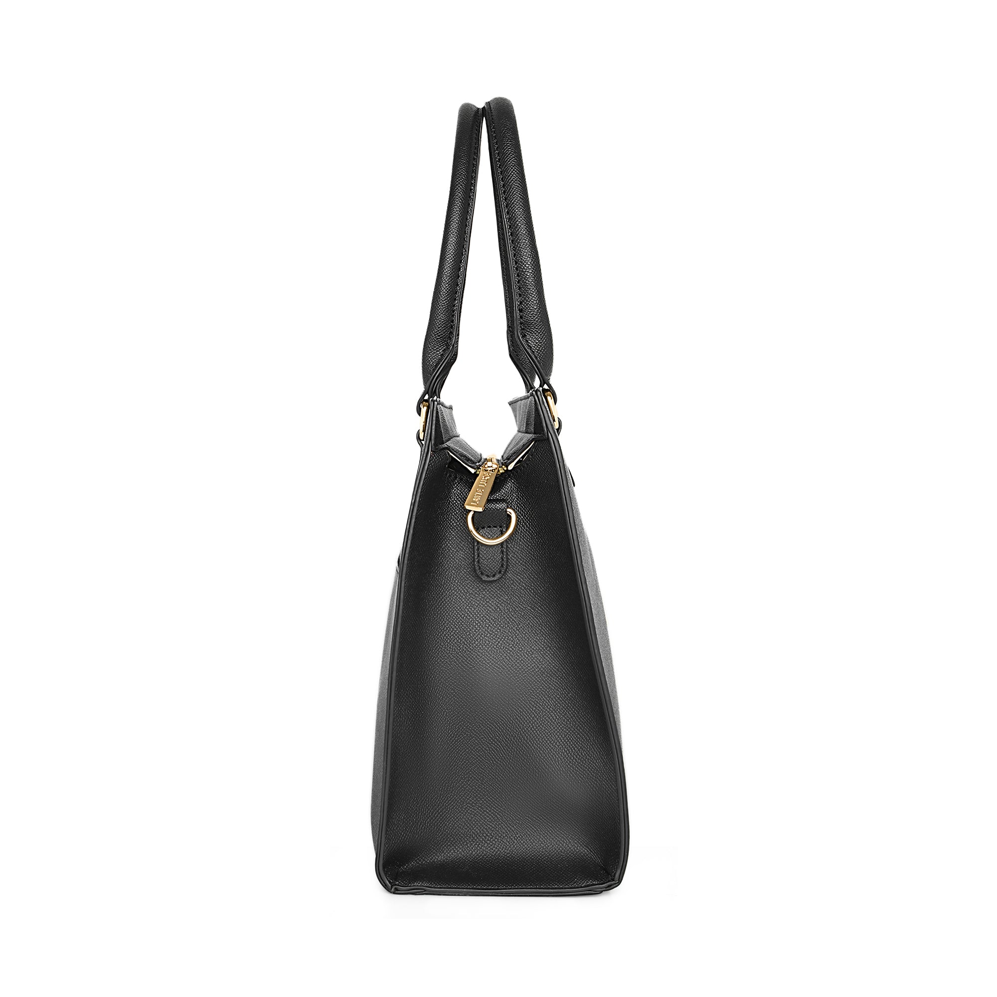 Lavie Luxe Black Large Women's Shelx Satchel Bag