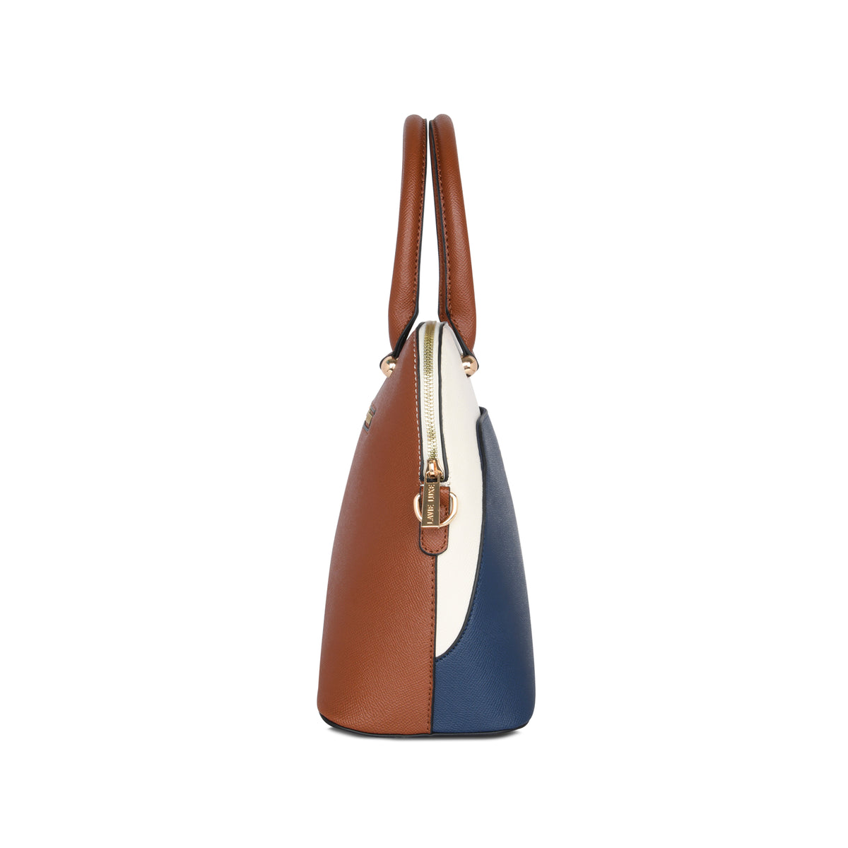 Lavie Luxe Navy Medium Women's Valle Satchel Bag