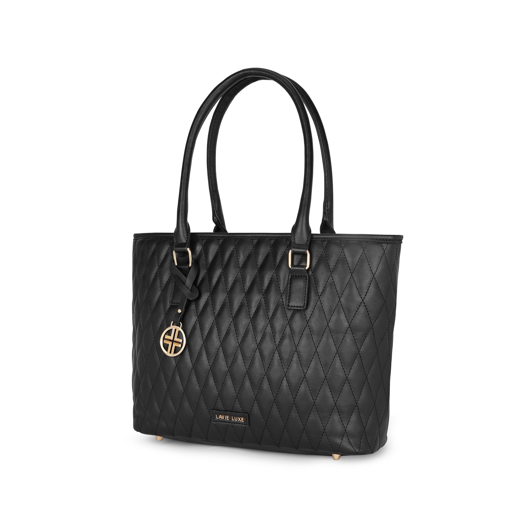 Lavie Luxe Black Large Women's Sherry Tote Bag