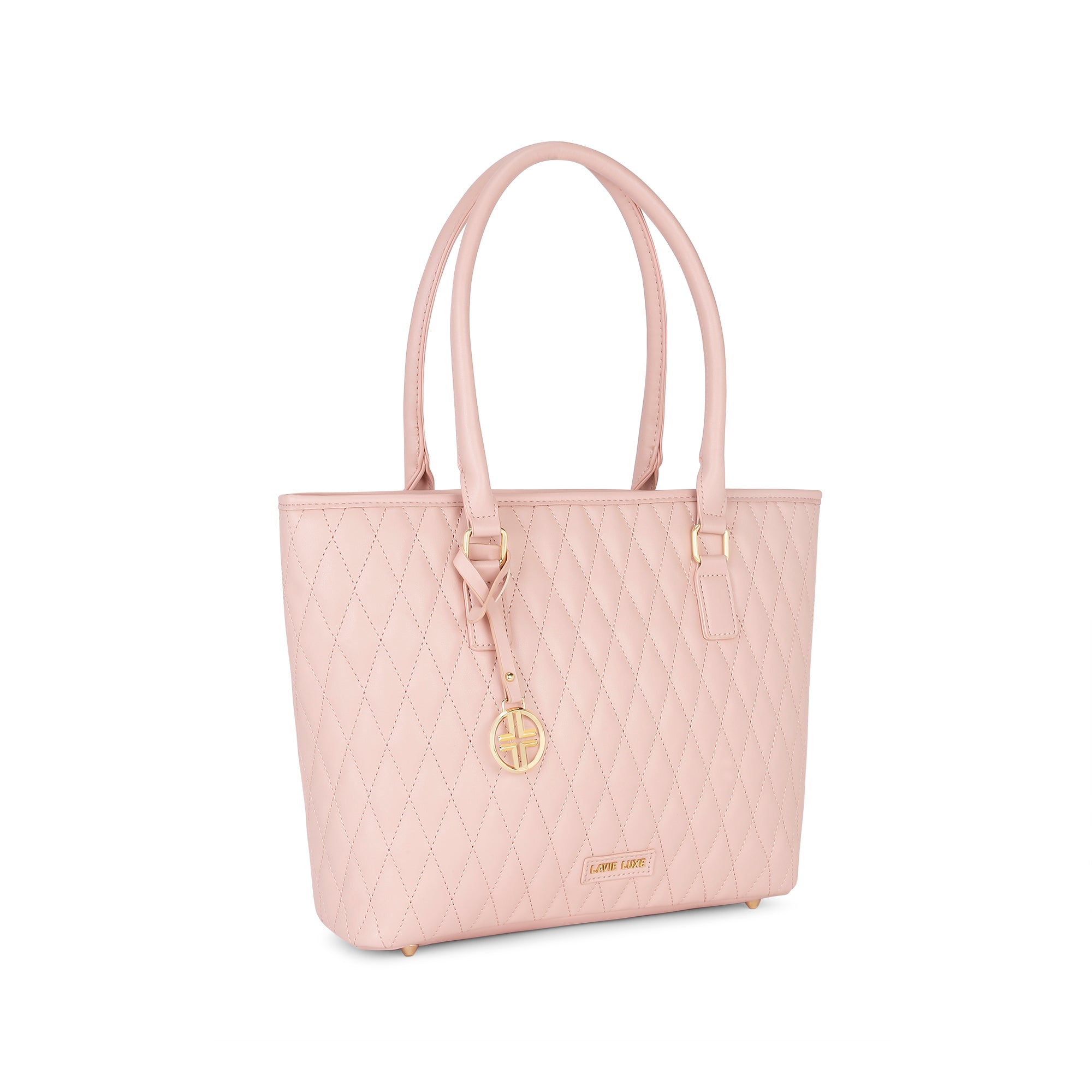 Lavie Luxe Light Pink Large Women s Sherry Tote Bag Lavie World