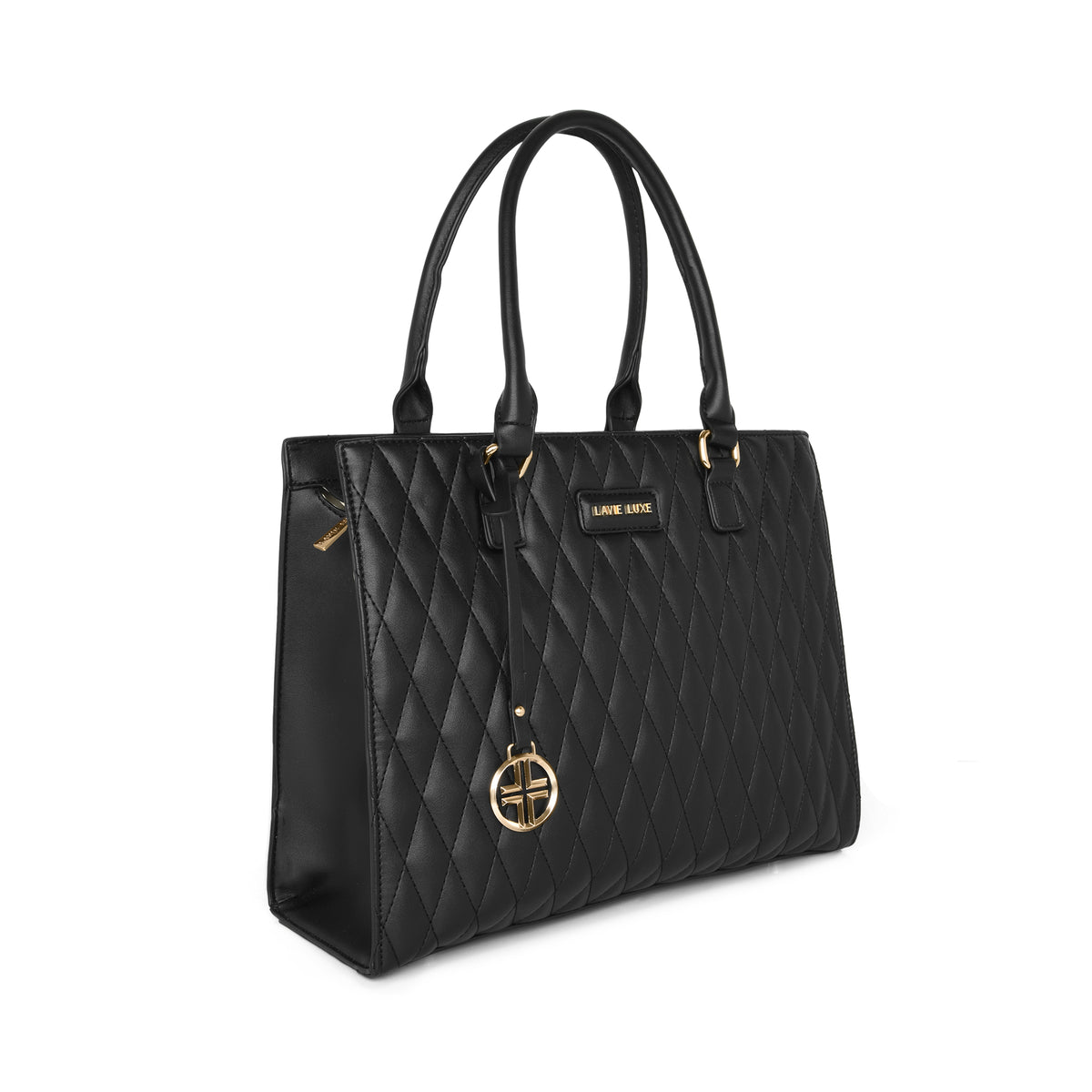 Lavie Luxe Black Large Women's Shelqi Satchel Bag