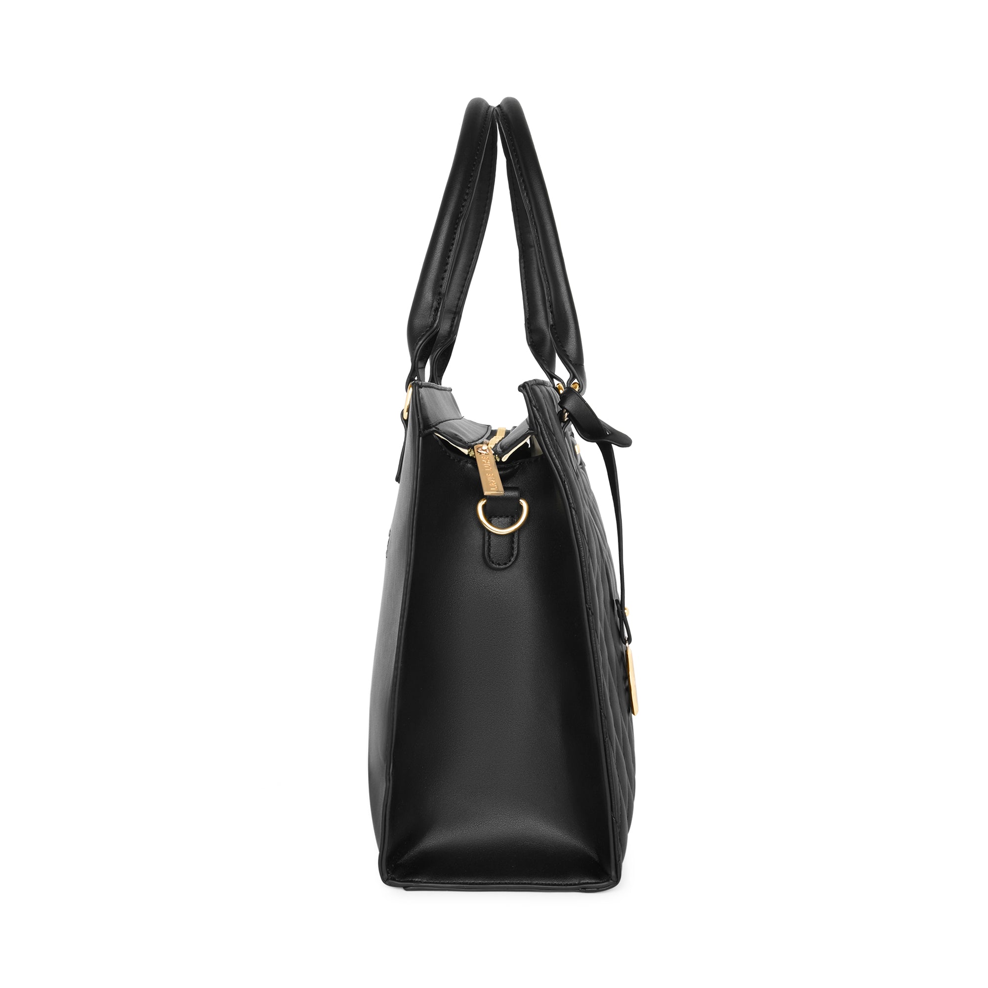 Lavie Luxe Black Large Women's Shelqi Satchel Bag