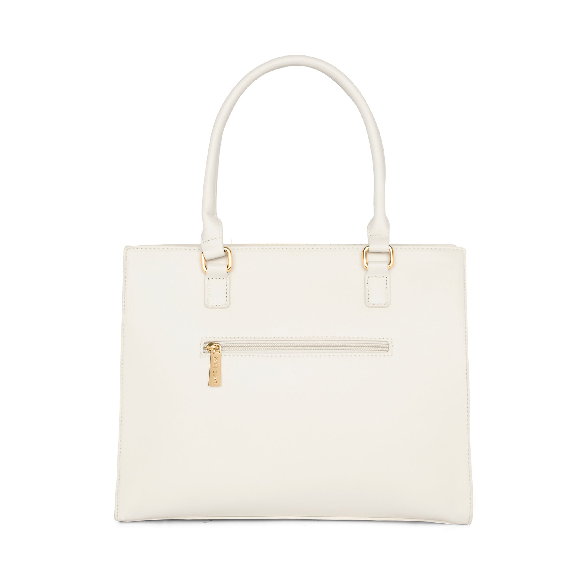 Lavie Luxe Off White Large Women's Shelqi Satchel Bag