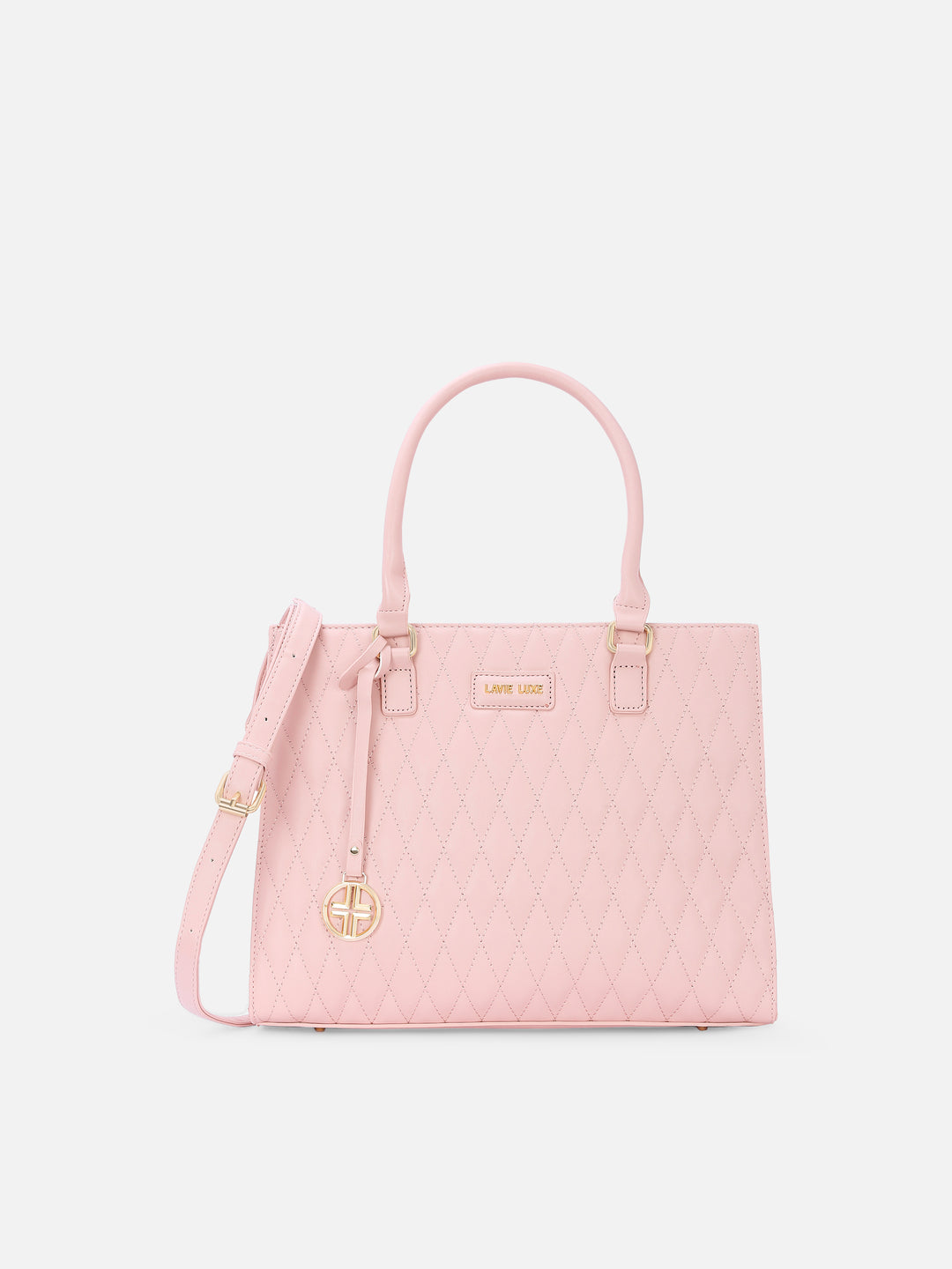 Shelqi Large Light Pink Handbag