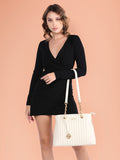 Off  Medium Trapez Satchel Bag