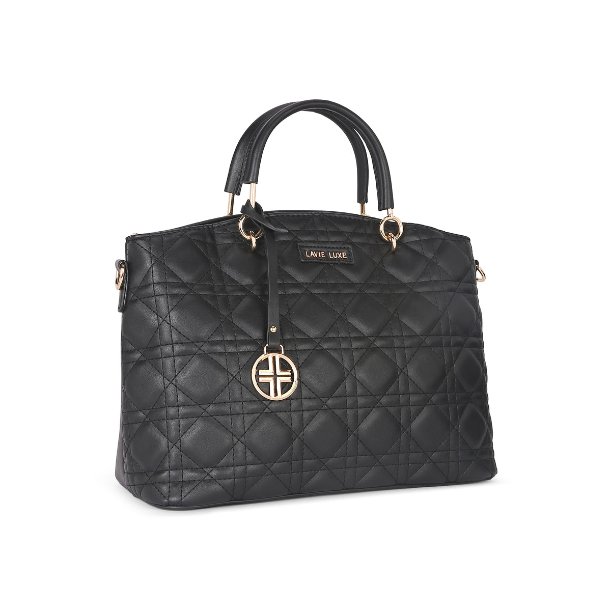 Lavie Luxe Black Medium Women's Babel Satchel Bag