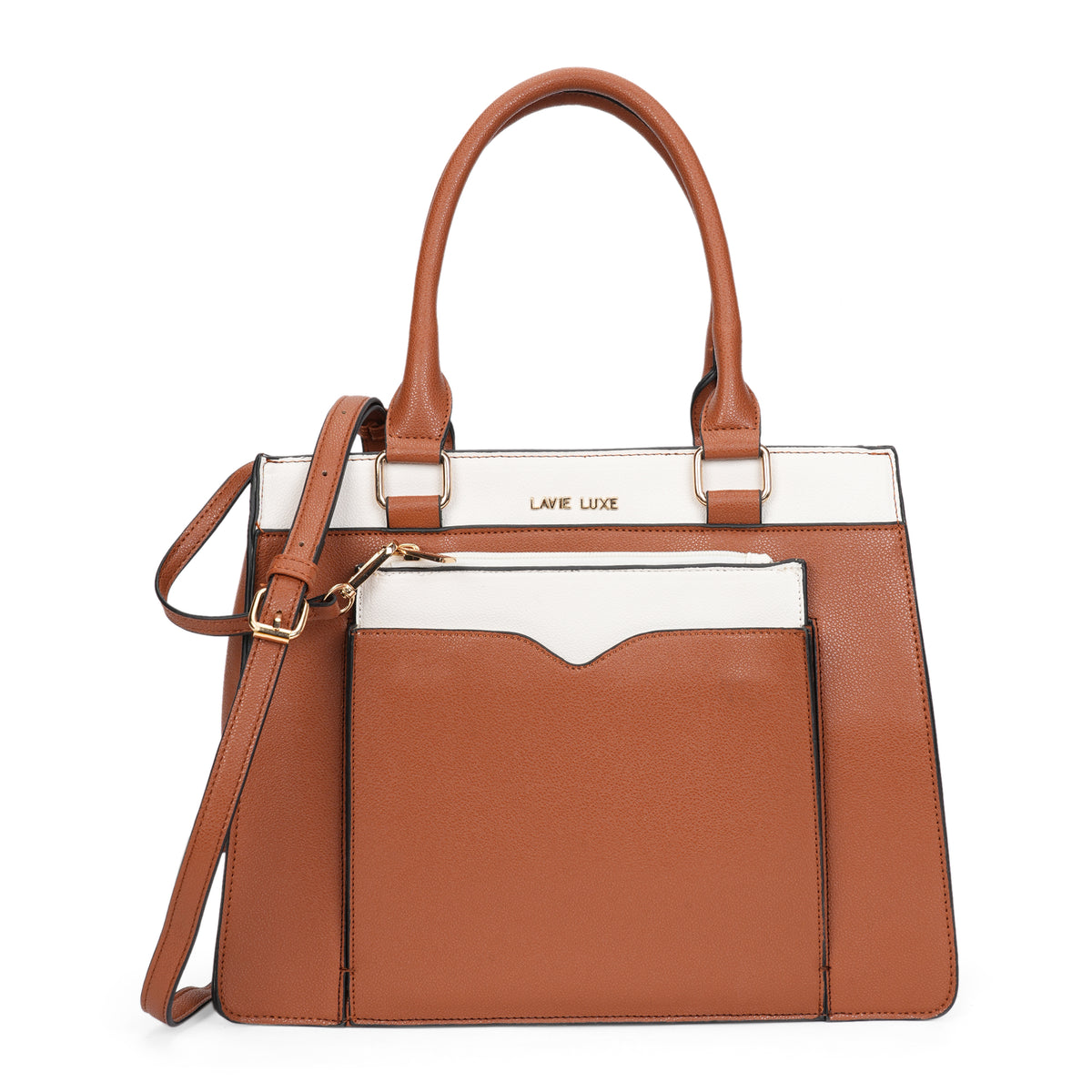 Yalon Medium Tan Laptop Handbag