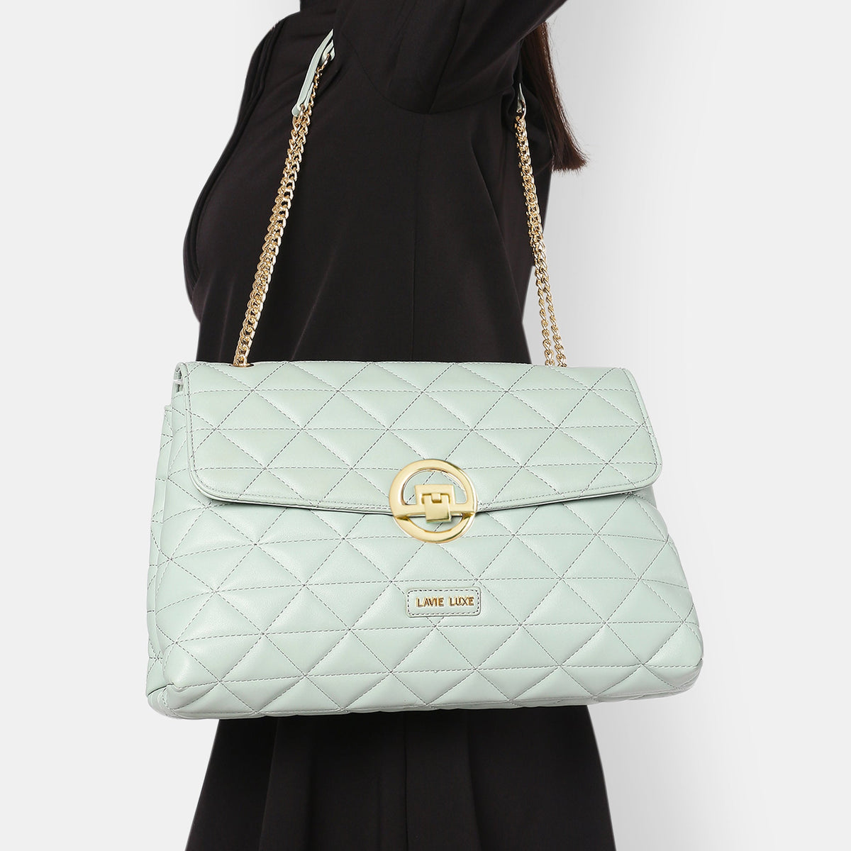 Large Eden Flap Satchel Bag