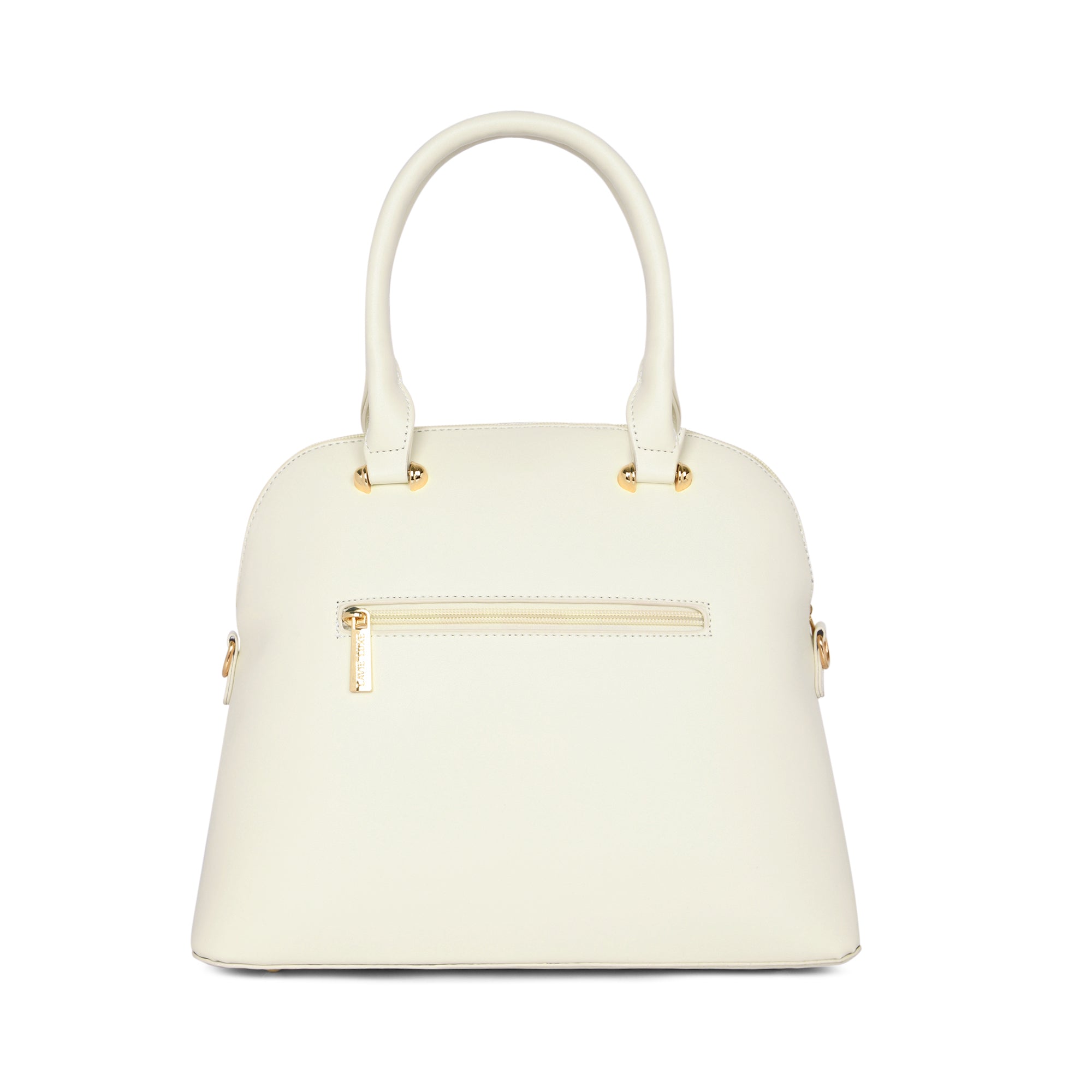 Lavie Luxe Jorie Off White Medium Women's Satchel
