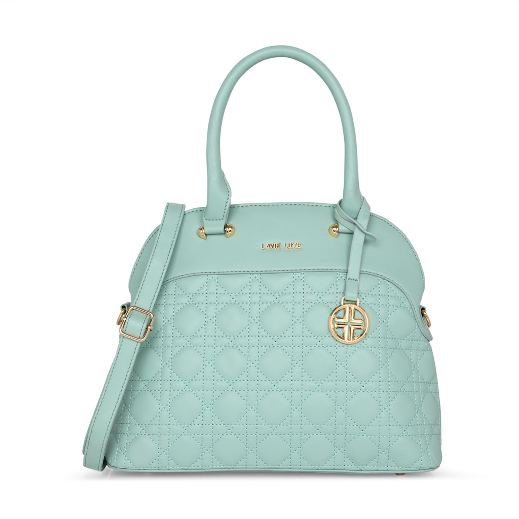 Lavie Luxe Jorie Mint Medium Women's Satchel
