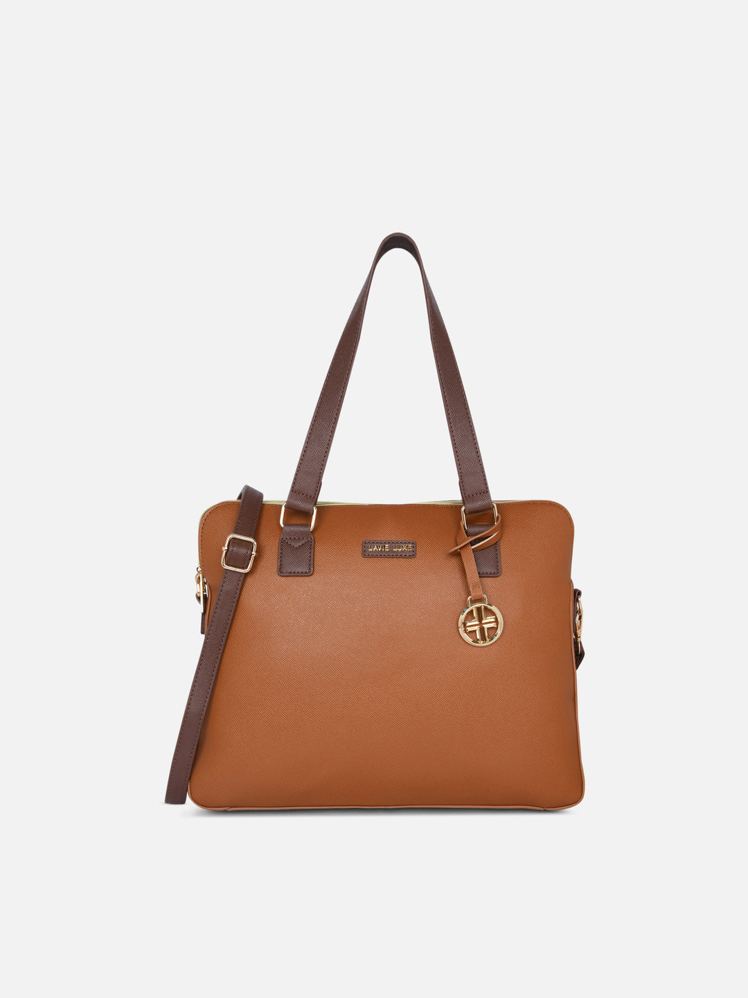 Mento Large Tan Laptop Handbag