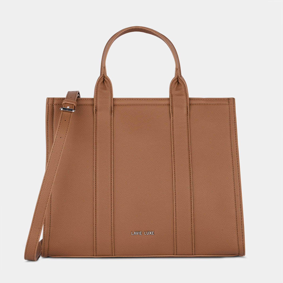 Lavie Luxe Cobs Tan Large Women's Satchel