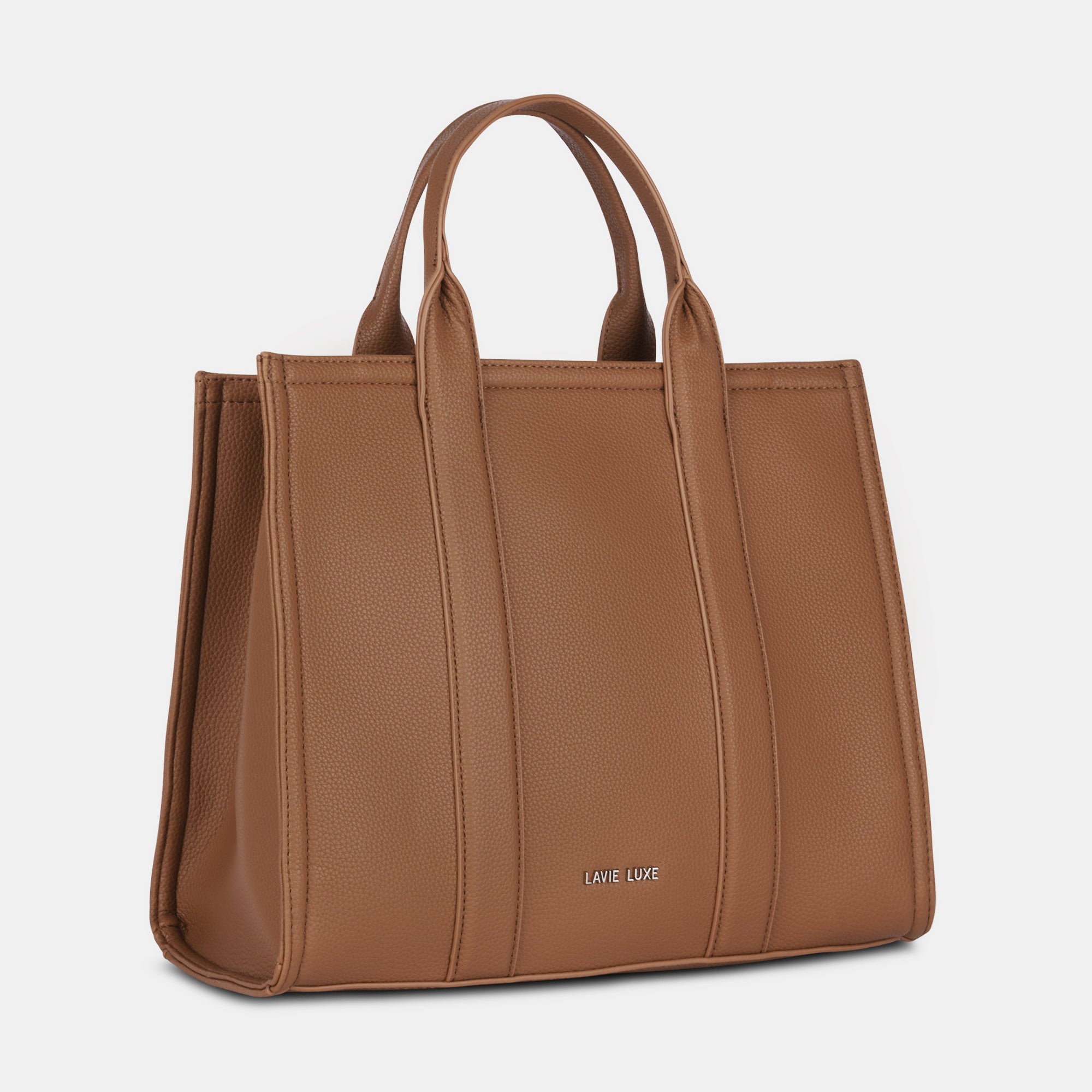 Lavie Luxe Cobs Tan Large Women's Satchel