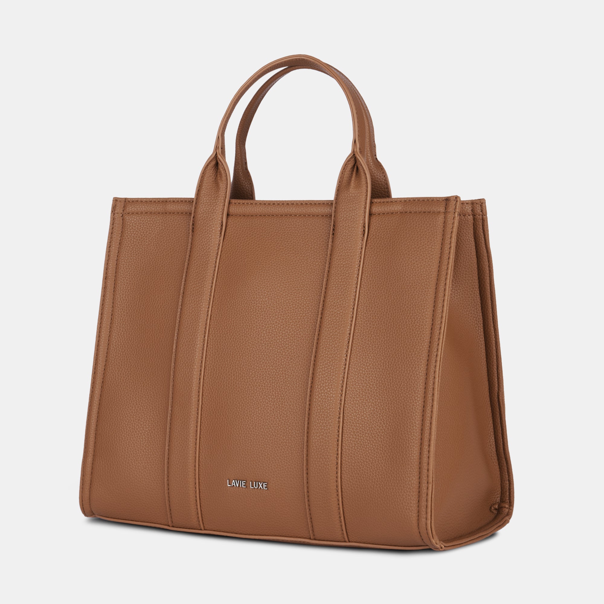Lavie Luxe Cobs Tan Large Women's Satchel