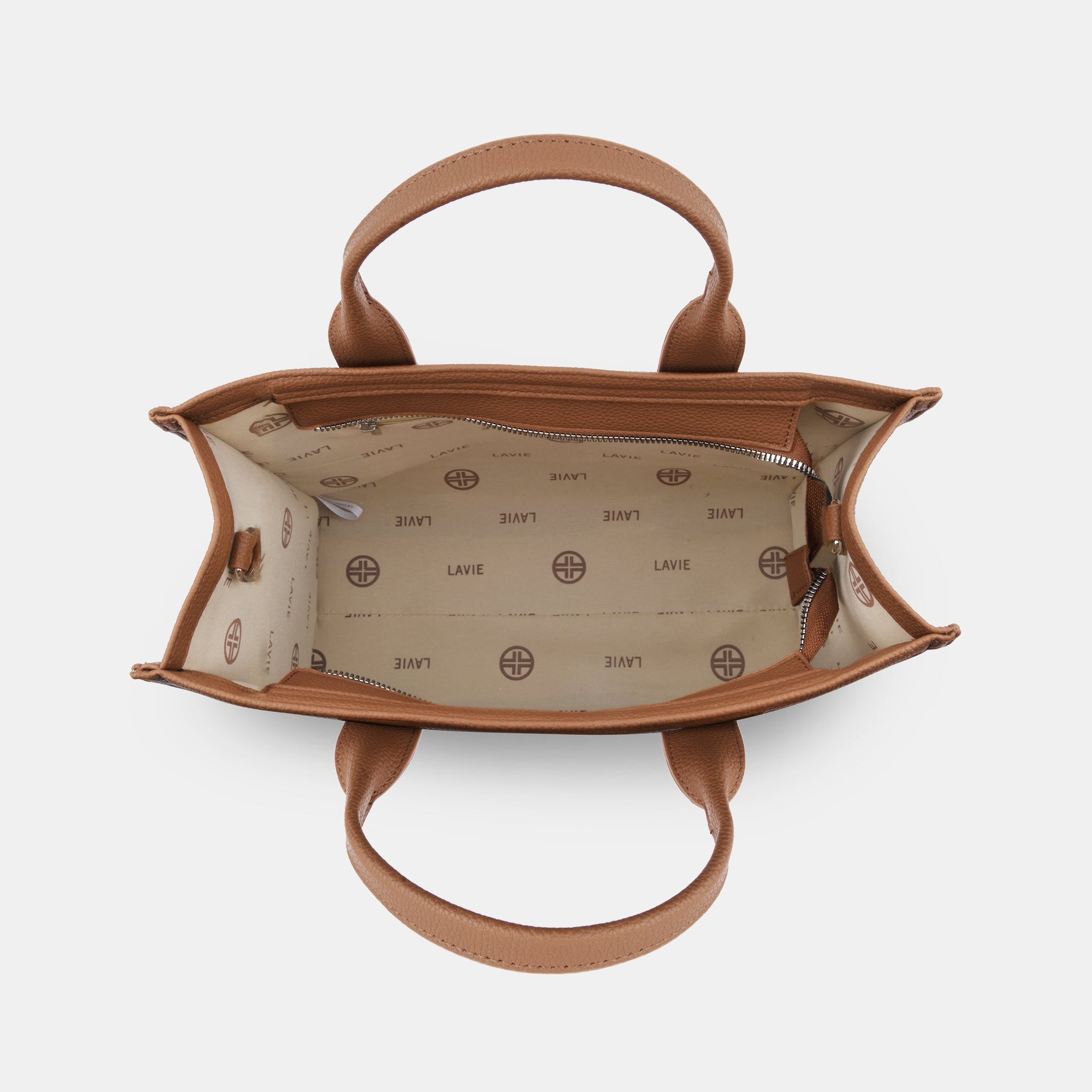 Lavie Luxe Cobs Tan Large Women's Satchel
