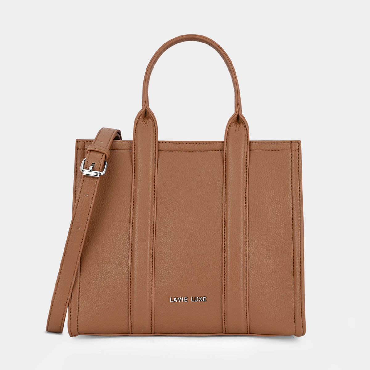 Lavie Luxe Cobs Tan Medium Women's Satchel
