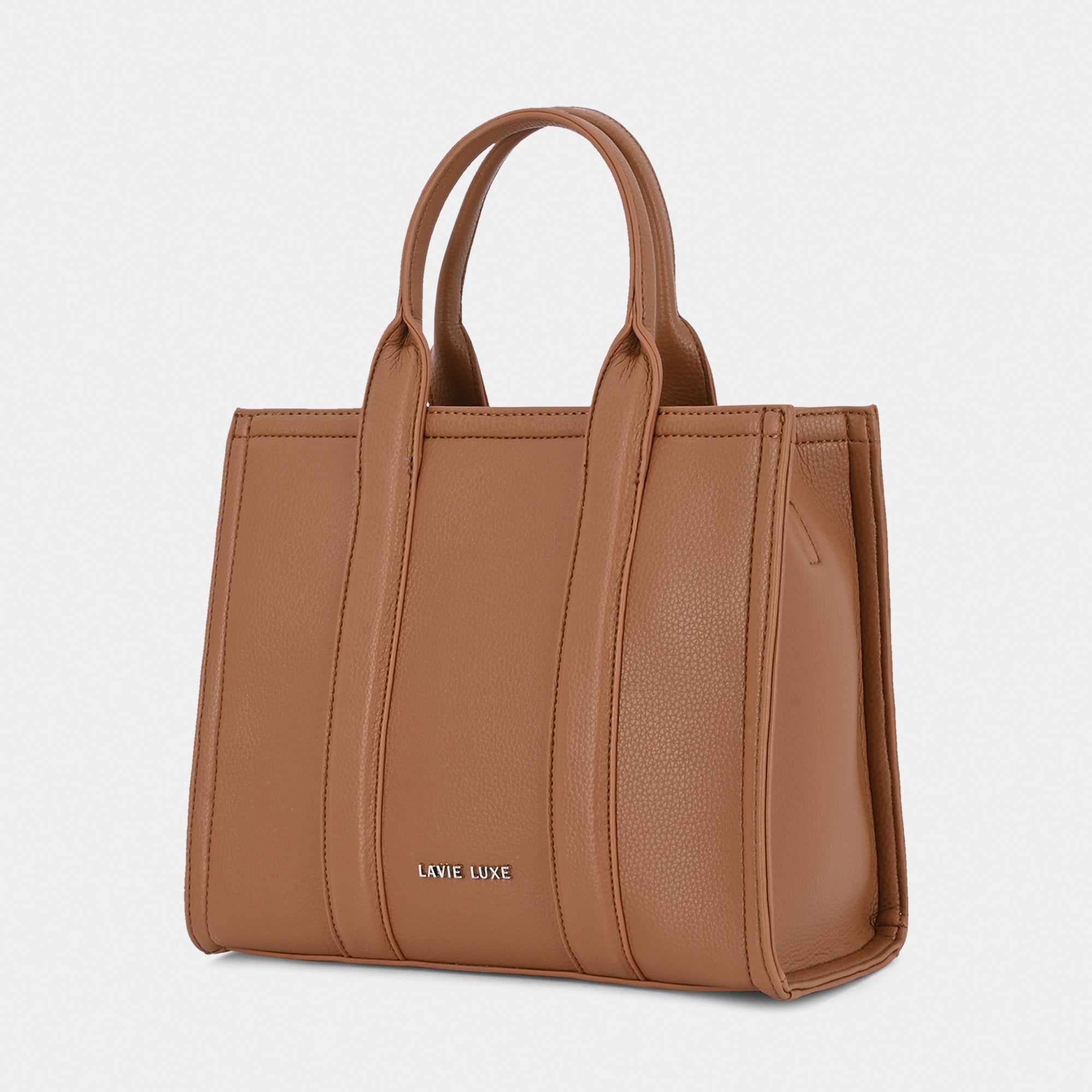 Lavie Luxe Cobs Tan Medium Women's Satchel