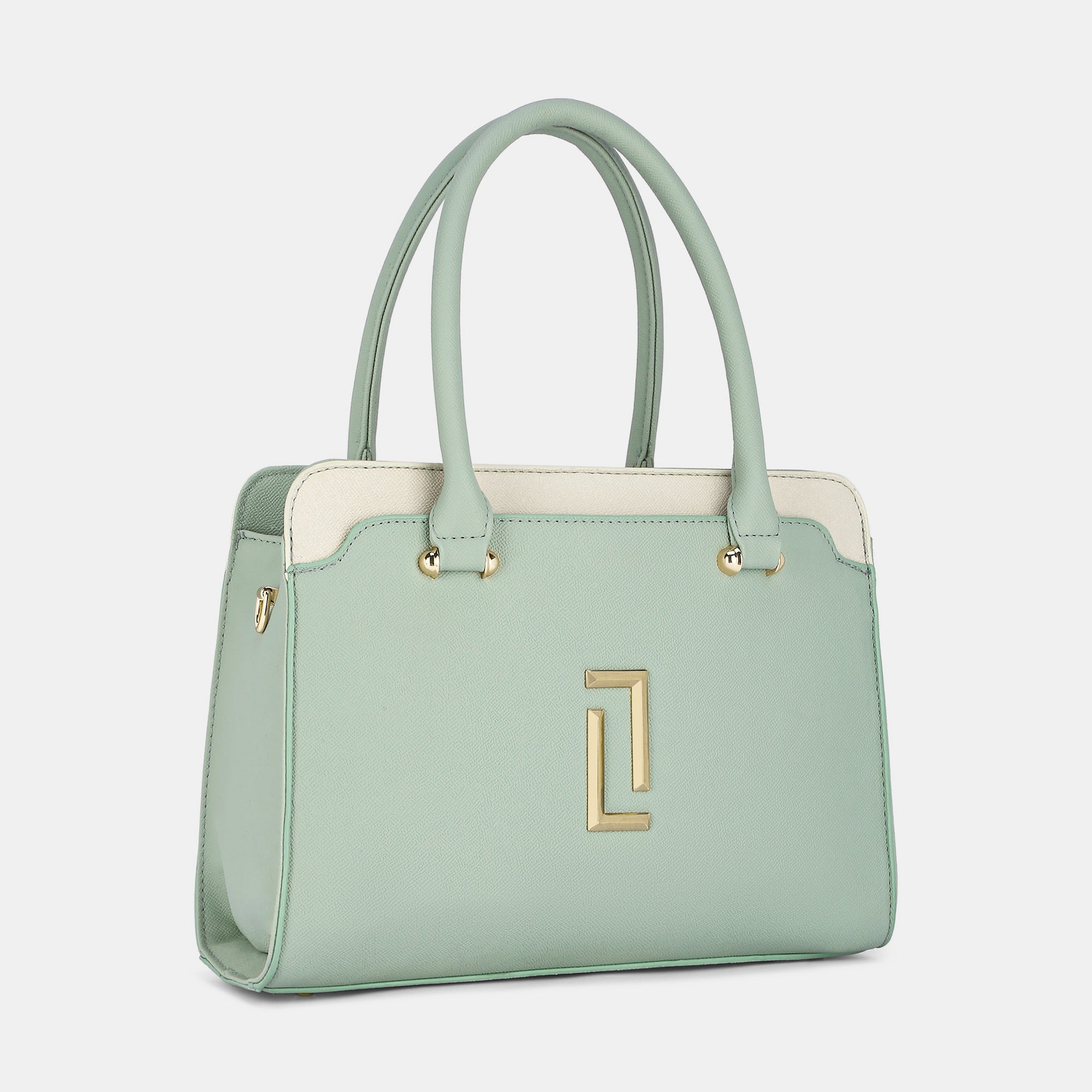 Lavie Luxe Ameen 3 Compartment Mint Medium Women's Satchel