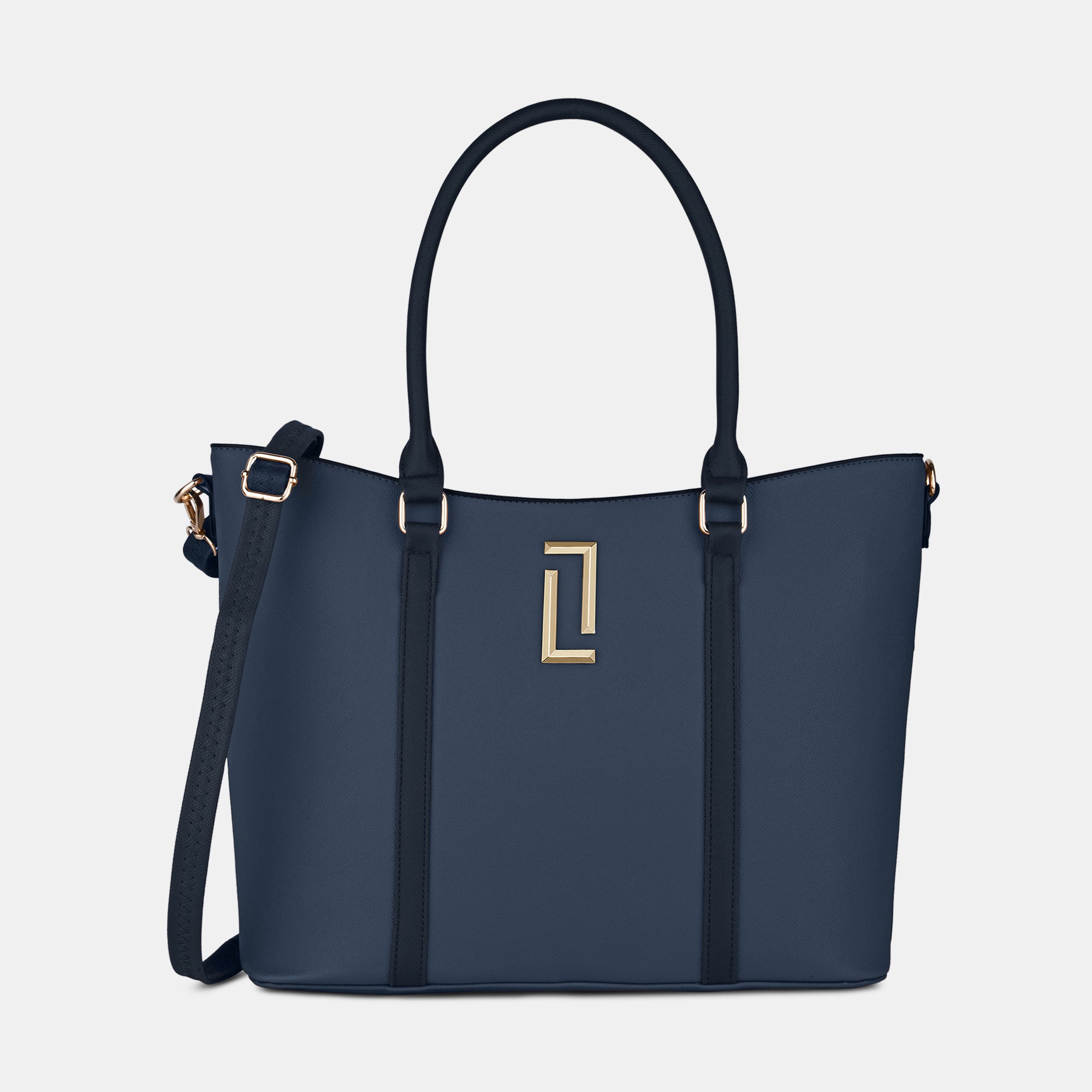 Lavie Luxe Haiden Navy Large Women's Tote