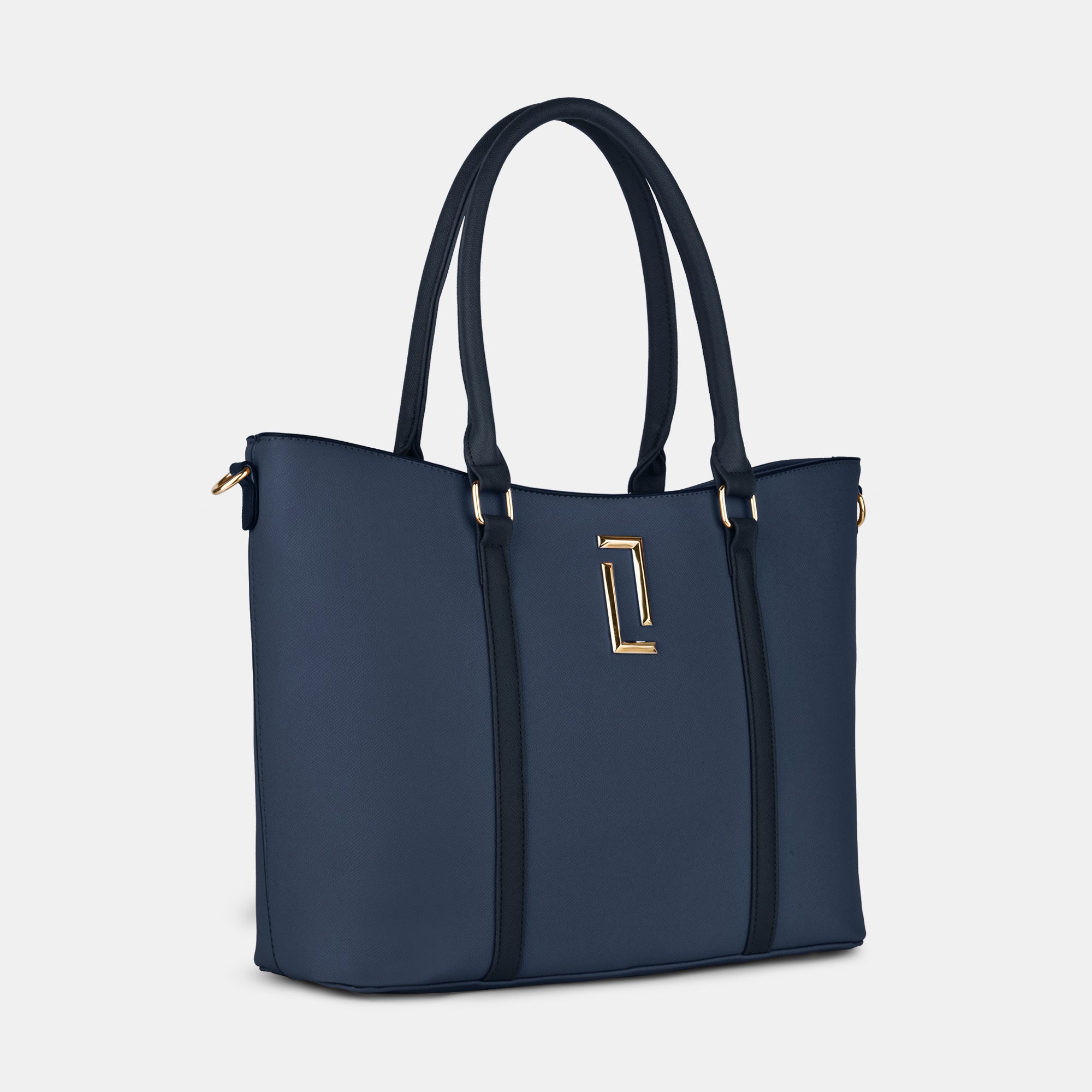 Lavie Luxe Haiden Navy Large Women's Tote