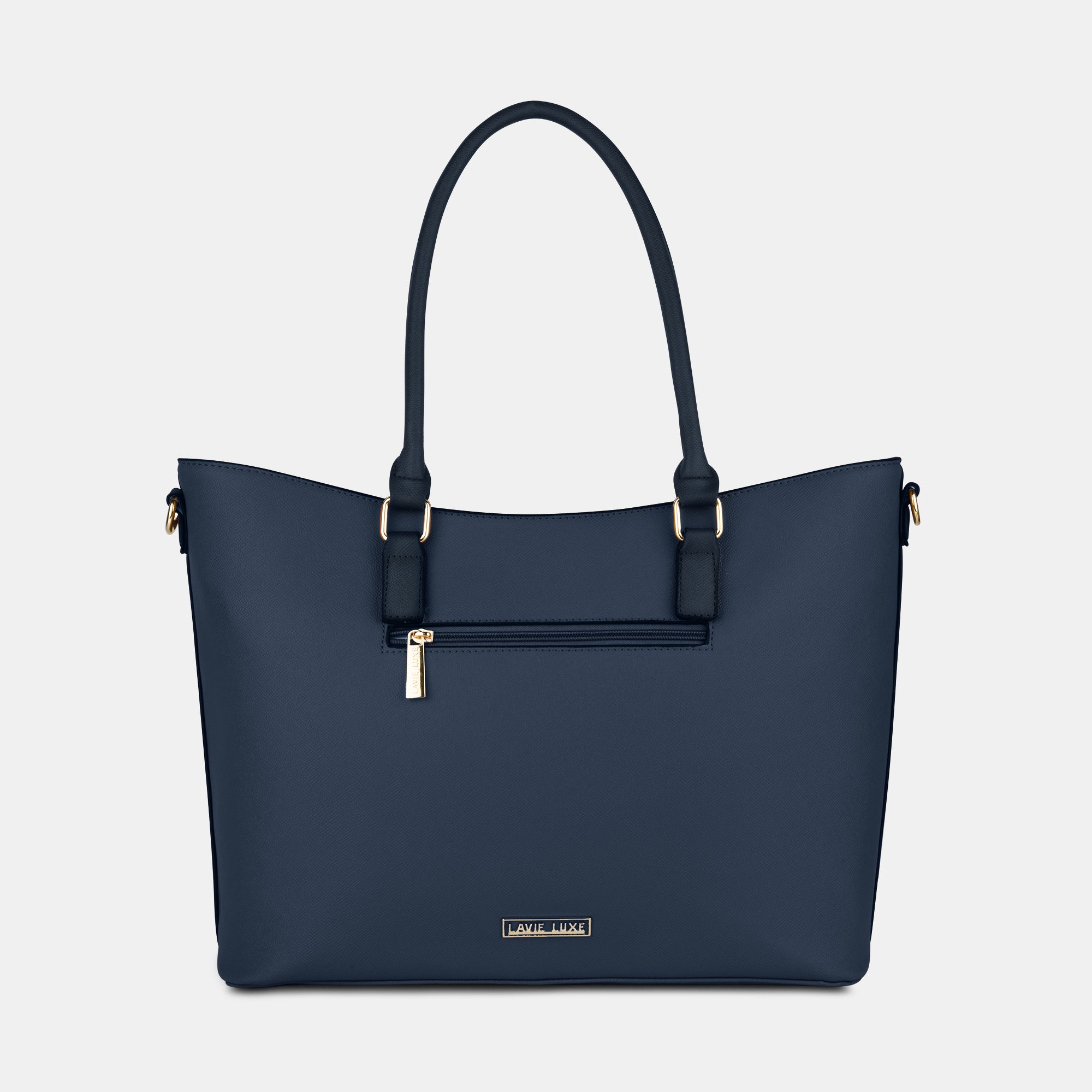 Lavie Luxe Haiden Navy Large Women's Tote