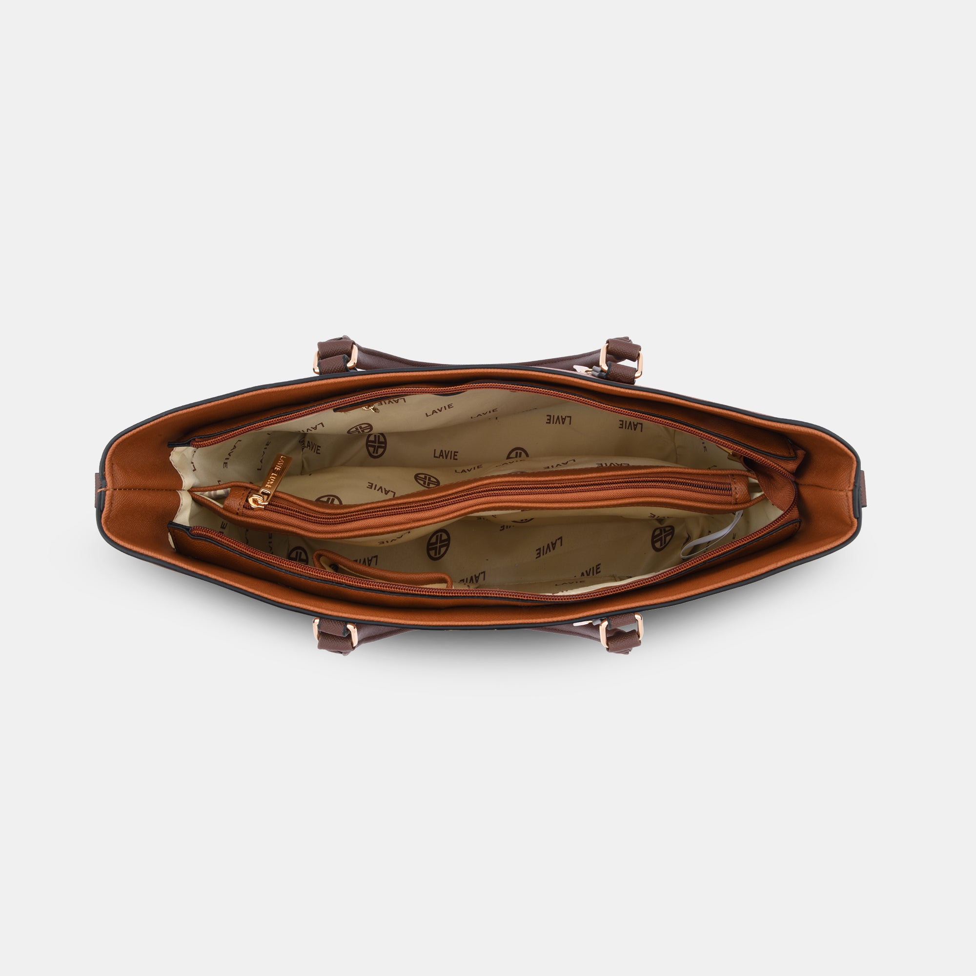 Lavie Luxe Haiden Tan Large Women's Tote