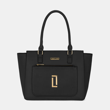 Lavie Luxe Kyle Black Large Women's Tote