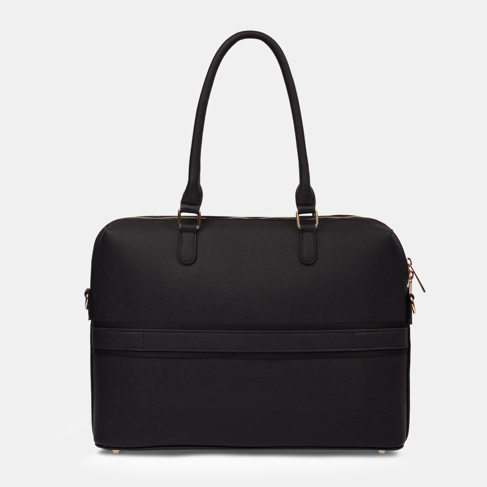 Lavie Luxe Welsy 1 Compartment Black Large Women's Laptop Handbag