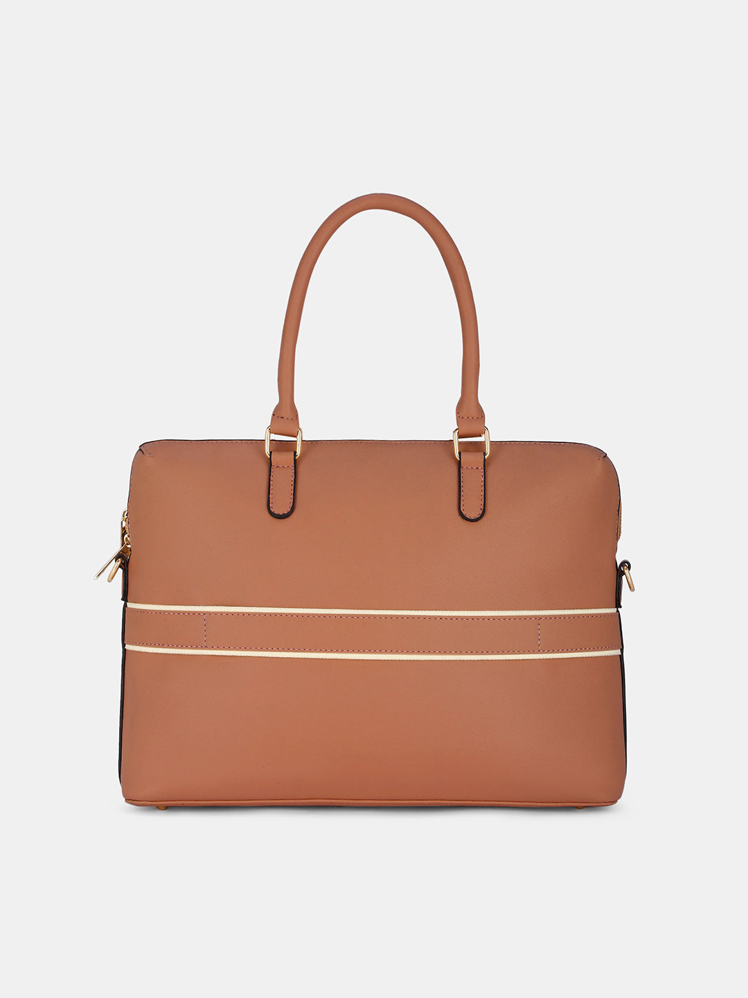 Lavie Luxe Welsy 1 compartment Tan Large Women's Laptop Handbag