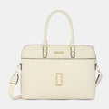 Welsy 1 compartment Large Off White Handbag