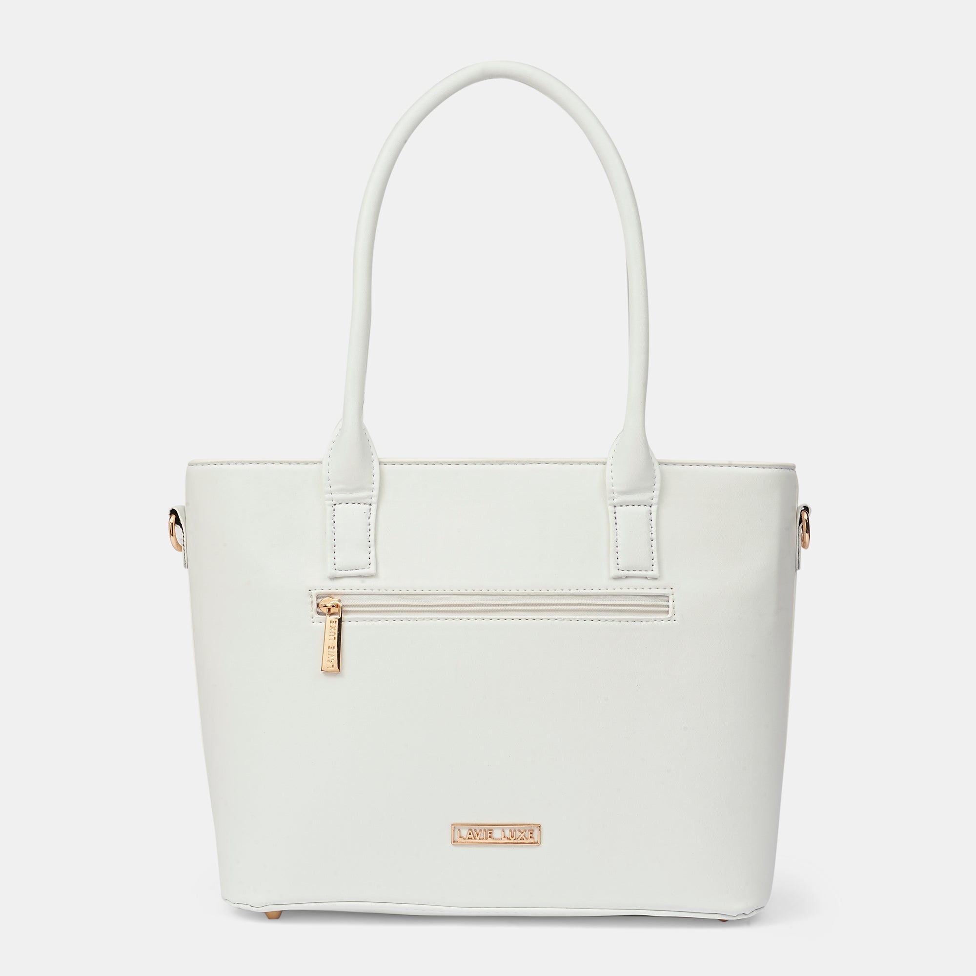 Lavie Luxe Mare White Medium Women s Tote Handbag Lavie World