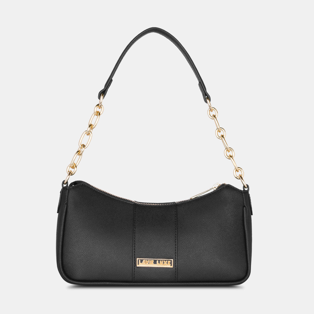 Lavie Luxe Monica Black Small Women's hobo