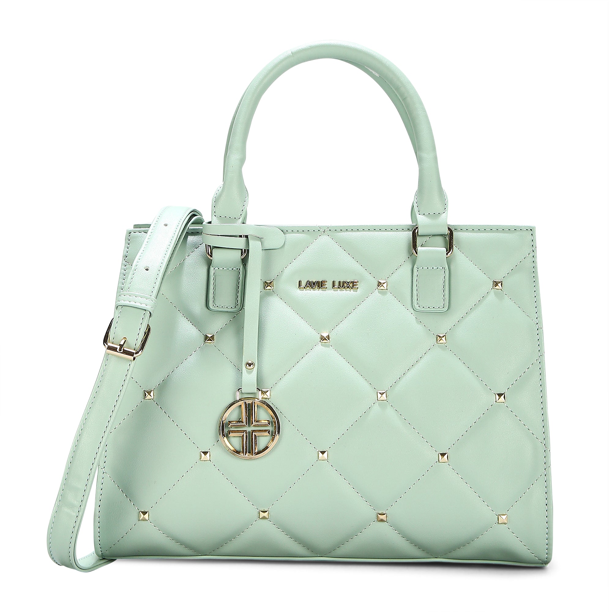 Stud Shelly  Medium Satchel Bag