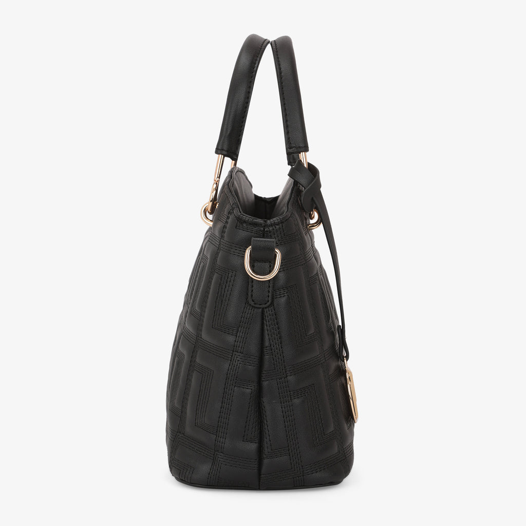 Lavie Luxe Label Black Small Women's Satchel