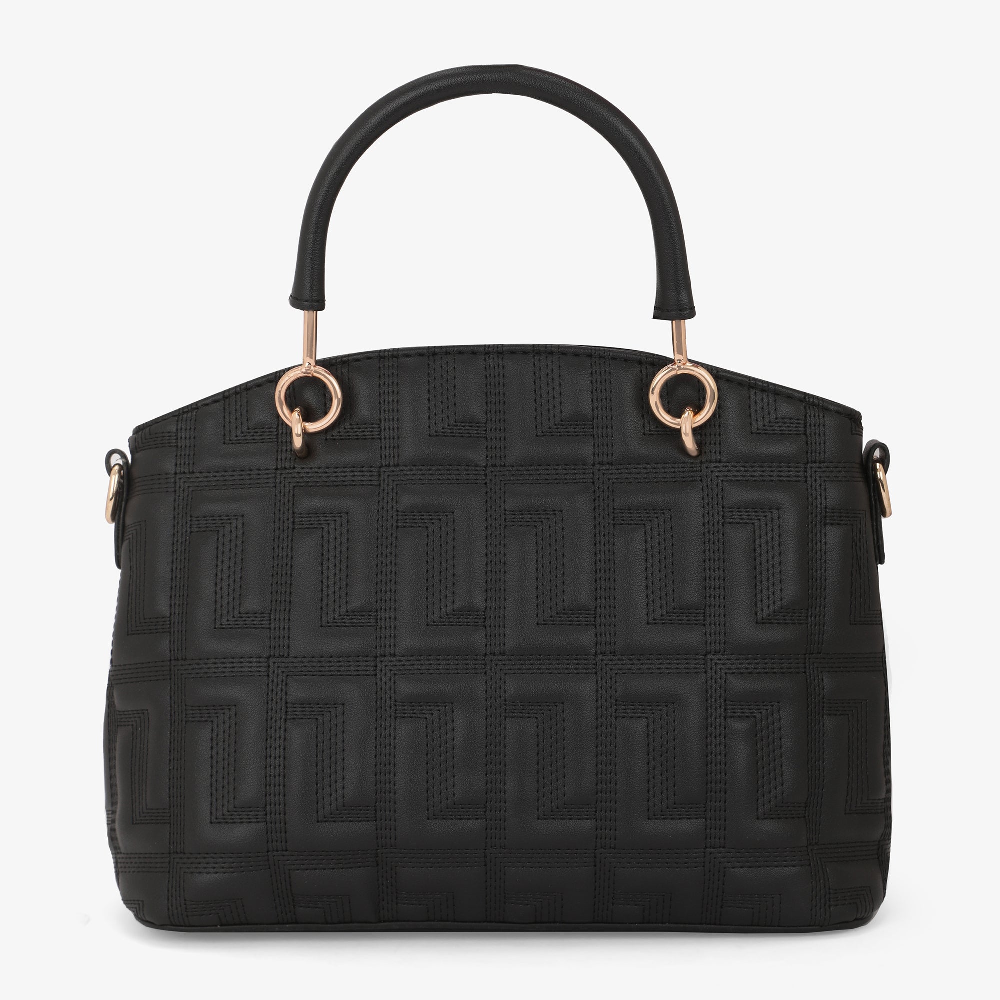 Lavie Luxe Label Black Small Women's Satchel