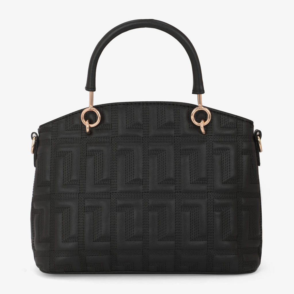 Lavie Luxe Label Black Small Women's Satchel