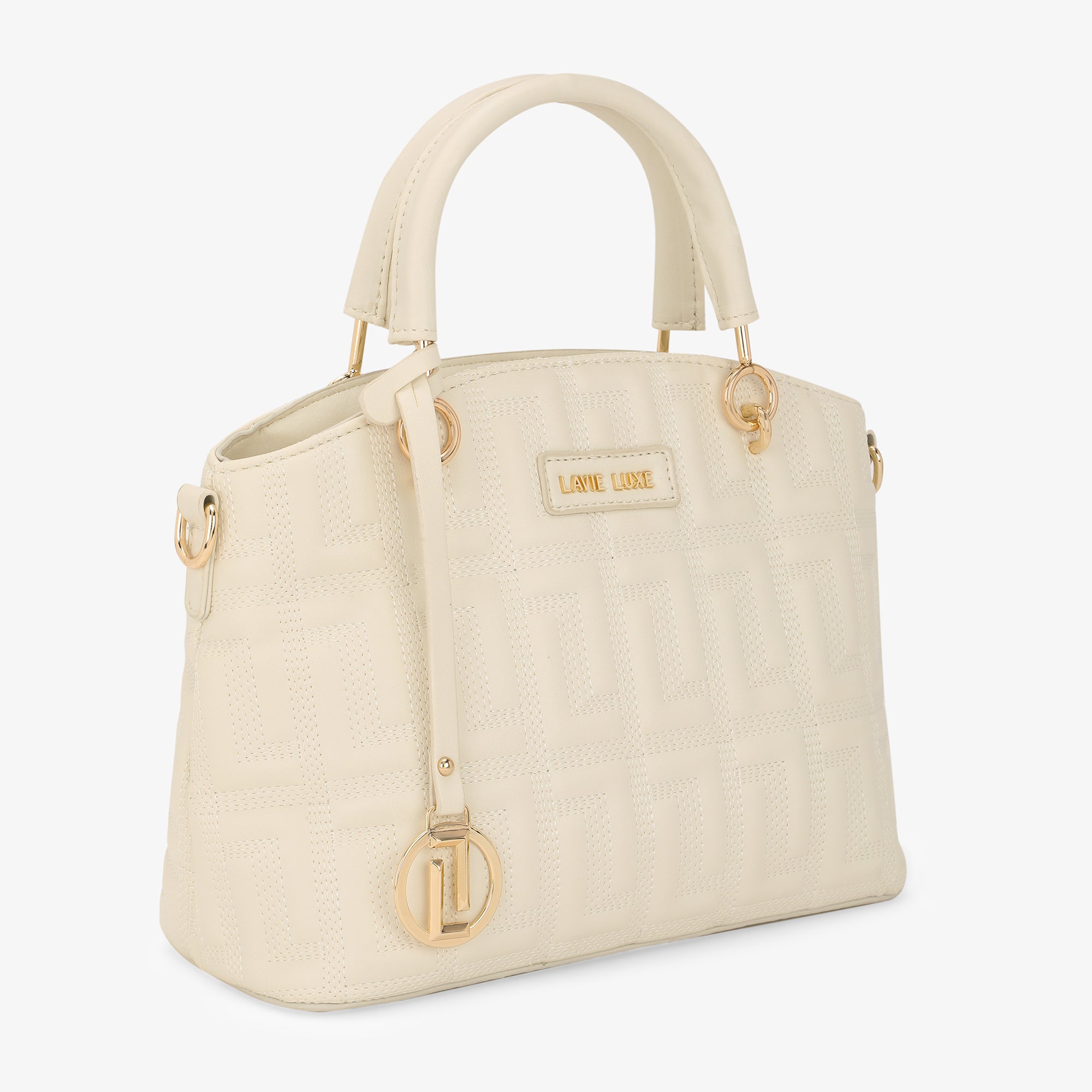 Lavie Luxe Label Off White Small Women's Satchel